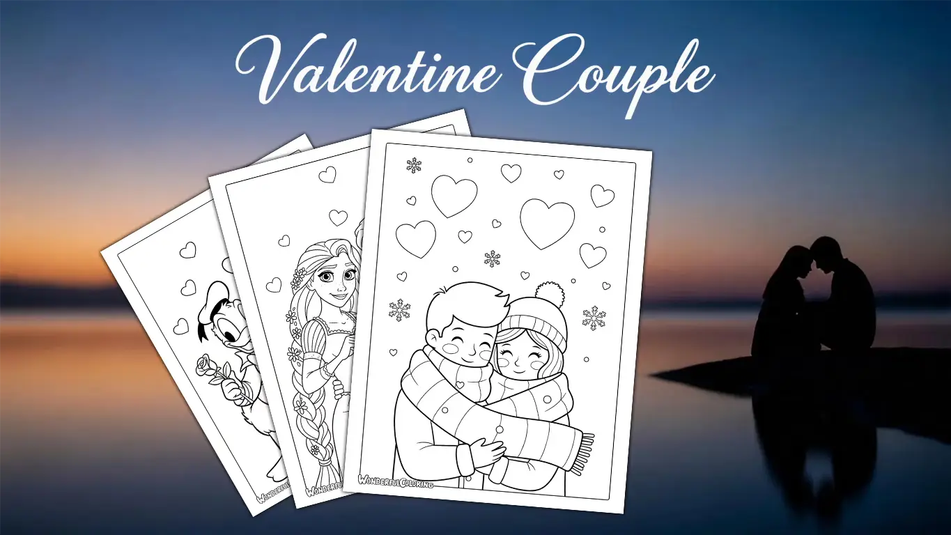Couple Coloring Pages