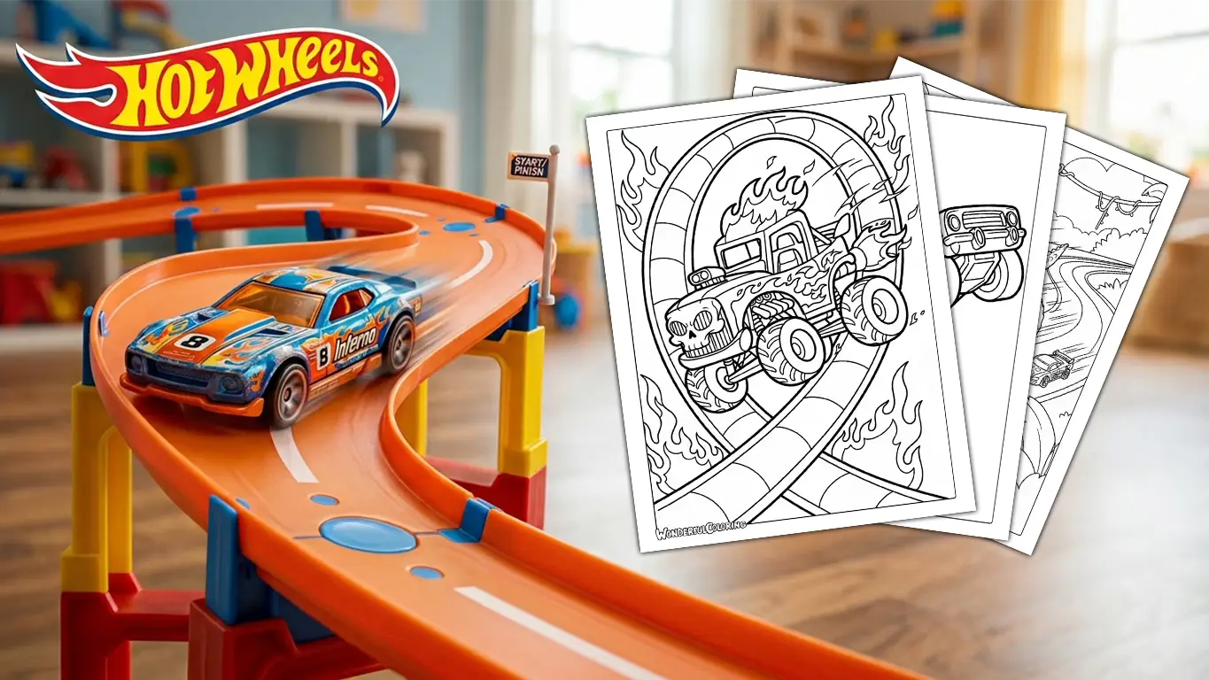 Hot Wheels Coloring Pages