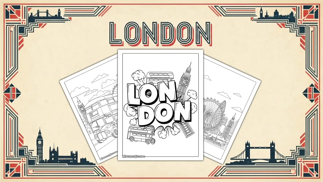 London Coloring Pages