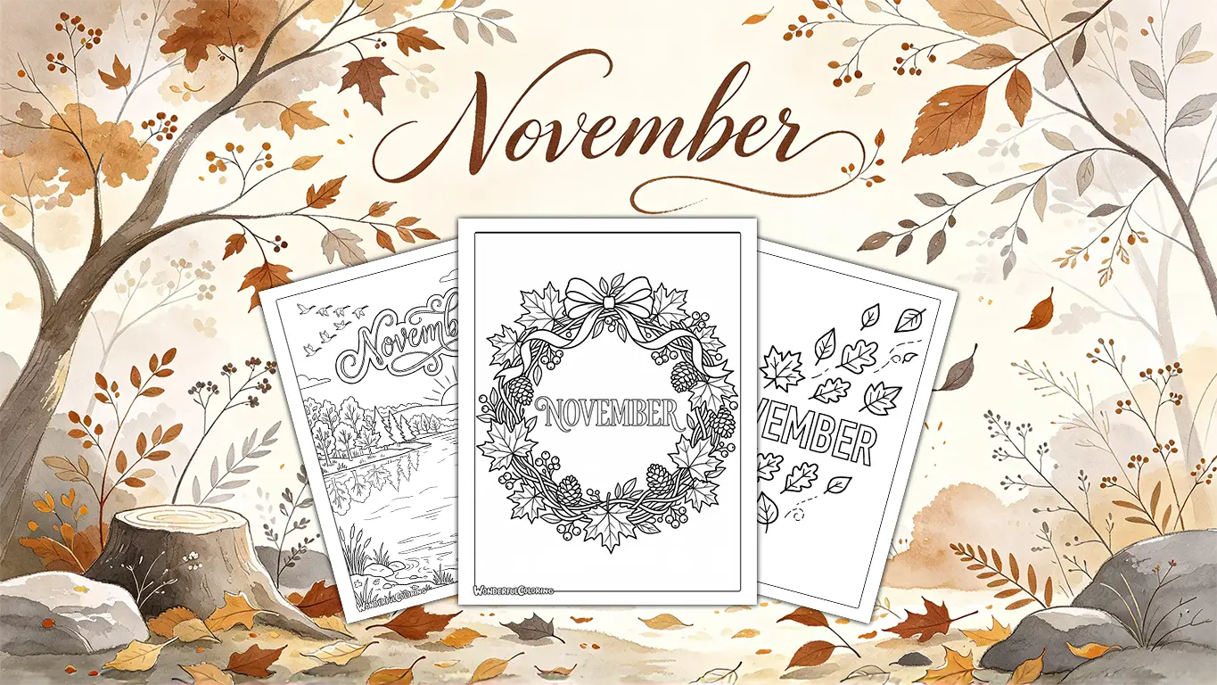 November Coloring Pages
