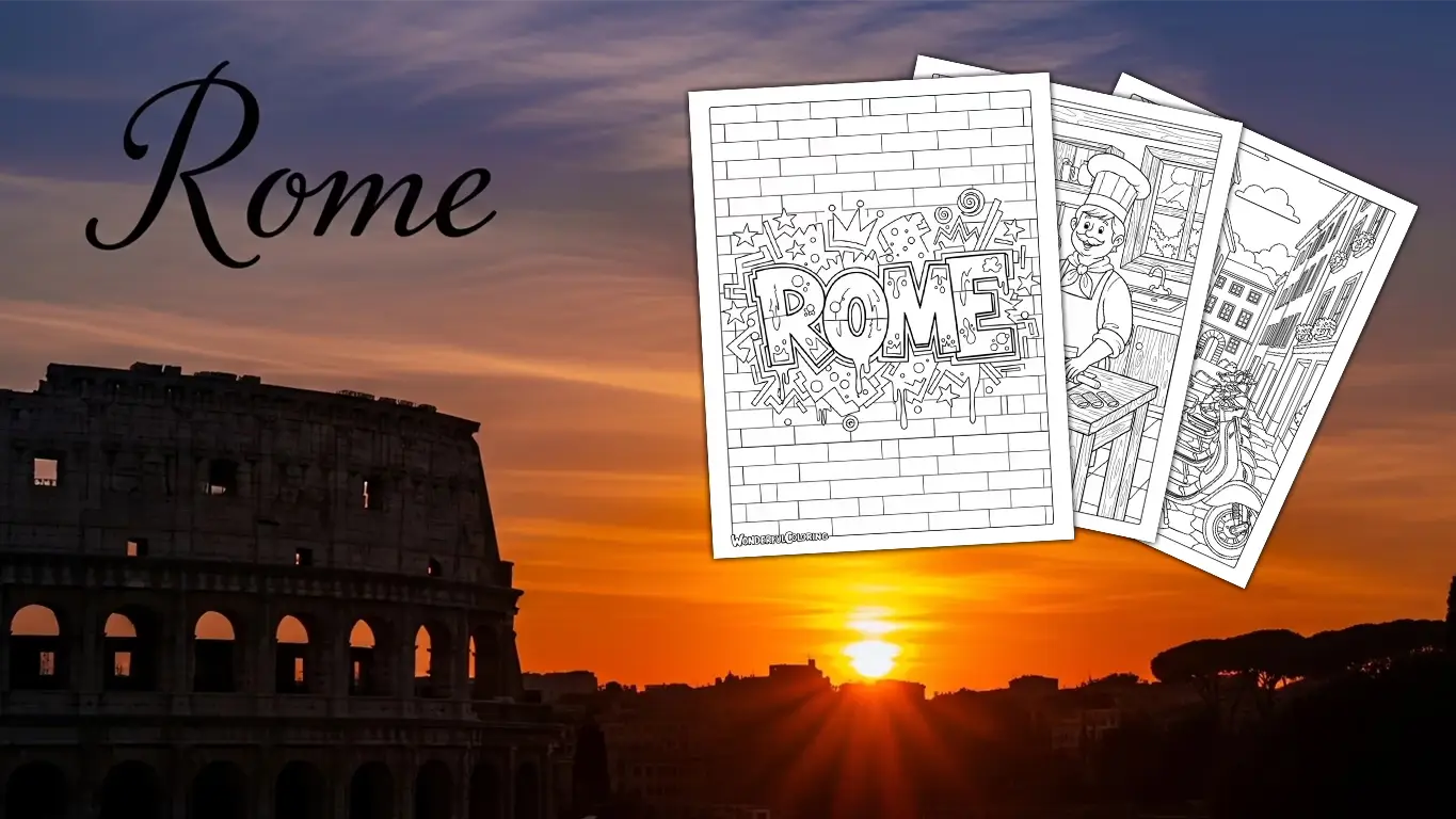 Rome Coloring Pages