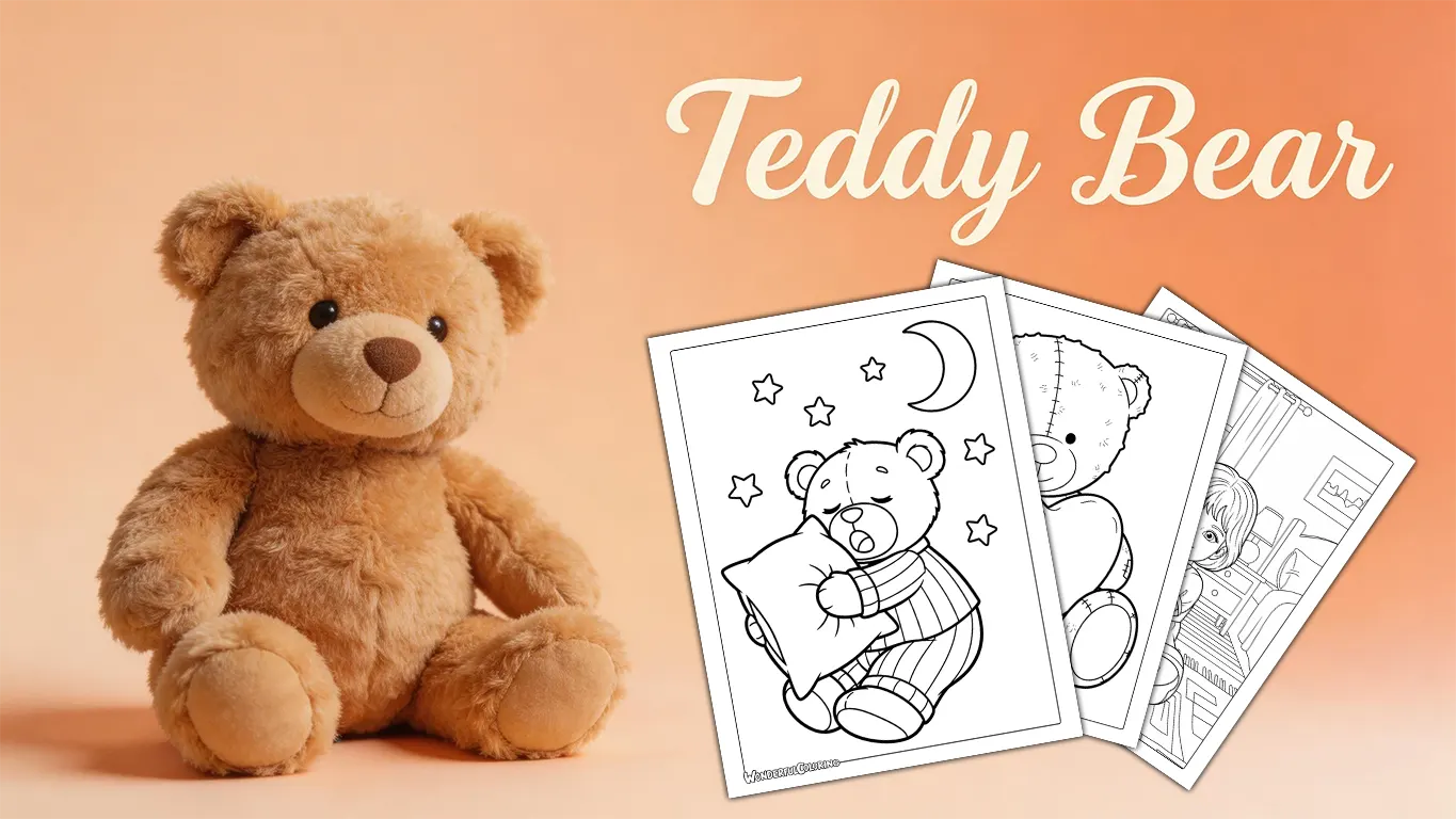 Teddy Bear Coloring Pages