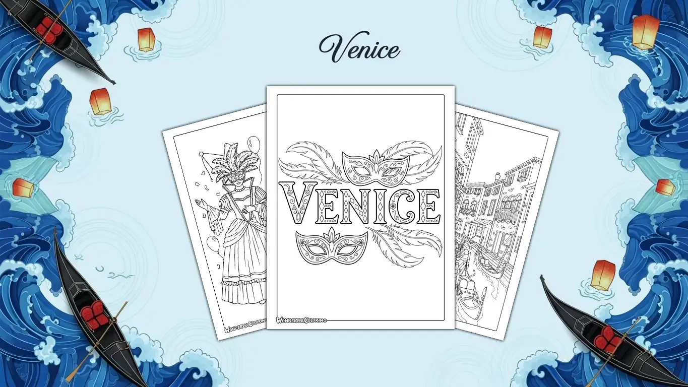 Venice Coloring Pages